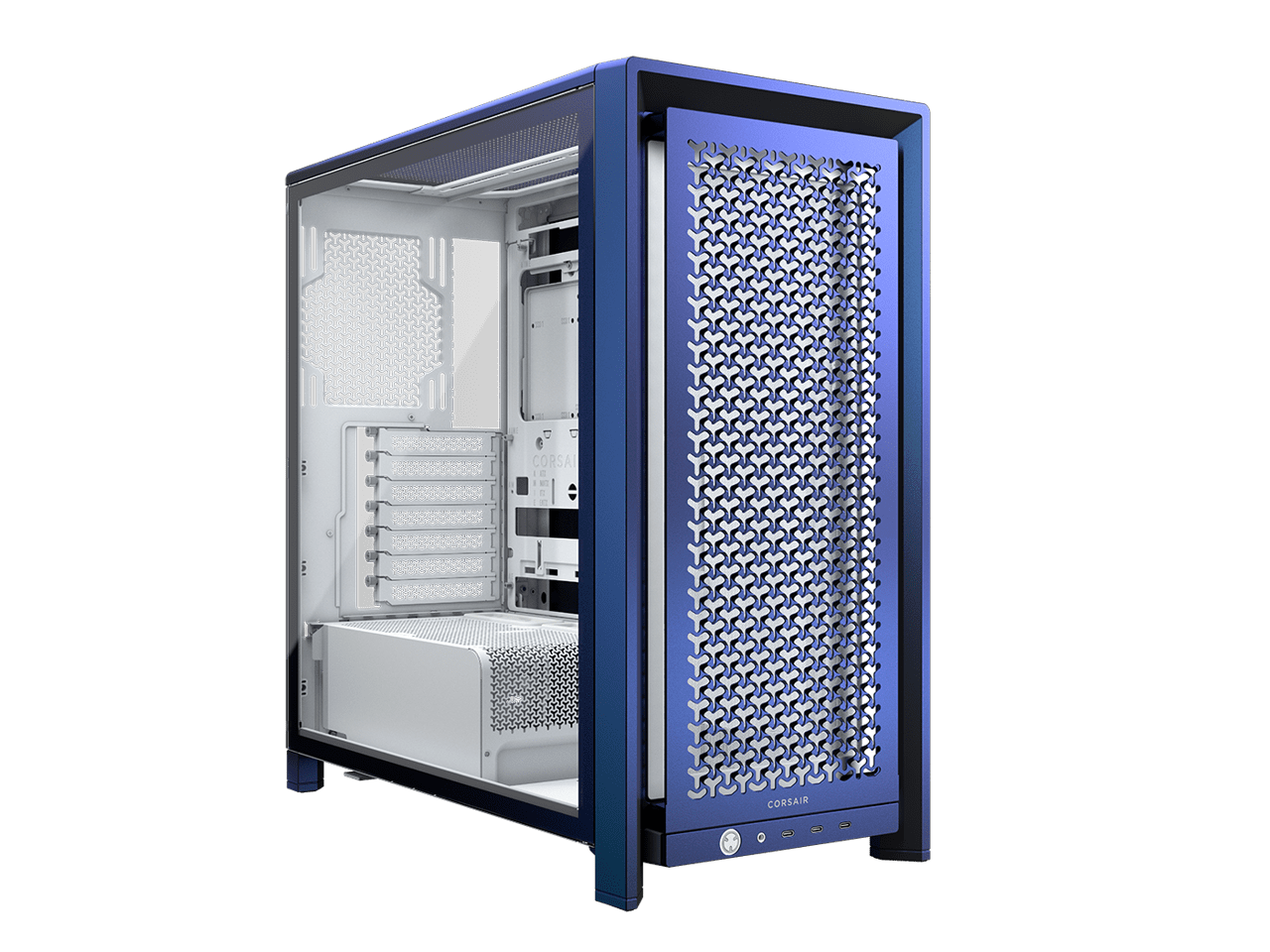 CORSAIR FRAME 4000D Modular High Airflow Mid-Tower PC Case, Vault Series - Nova - Fully Customizable Design - InfiniRail Fan Mounting System - Fits Multiple 360mm Radiators - ASUS BTF -Nova