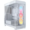 thumbnail image 1 of CORSAIR FRAME 4500X RS-R ARGB Panoramic Glass Mid-Tower PC Case – Panoramic Glass Exterior – InfiniRail Fan Mounting System – Fits Dual 360mm Radiators – ASUS BTF, MSI Project Zero, 1 of 10
