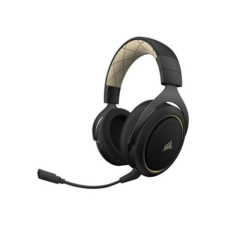 CORSAIR - HS70 PRO Wireless 7.1 Surround Sound Gaming Headset for PC, PS5, and PS4 - Cream