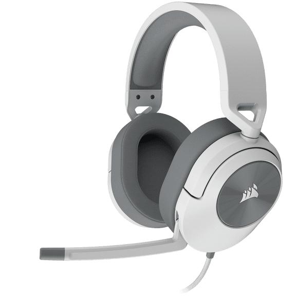 CORSAIR HS55 SURROUND v2 Multiplatform Gaming Headset, White