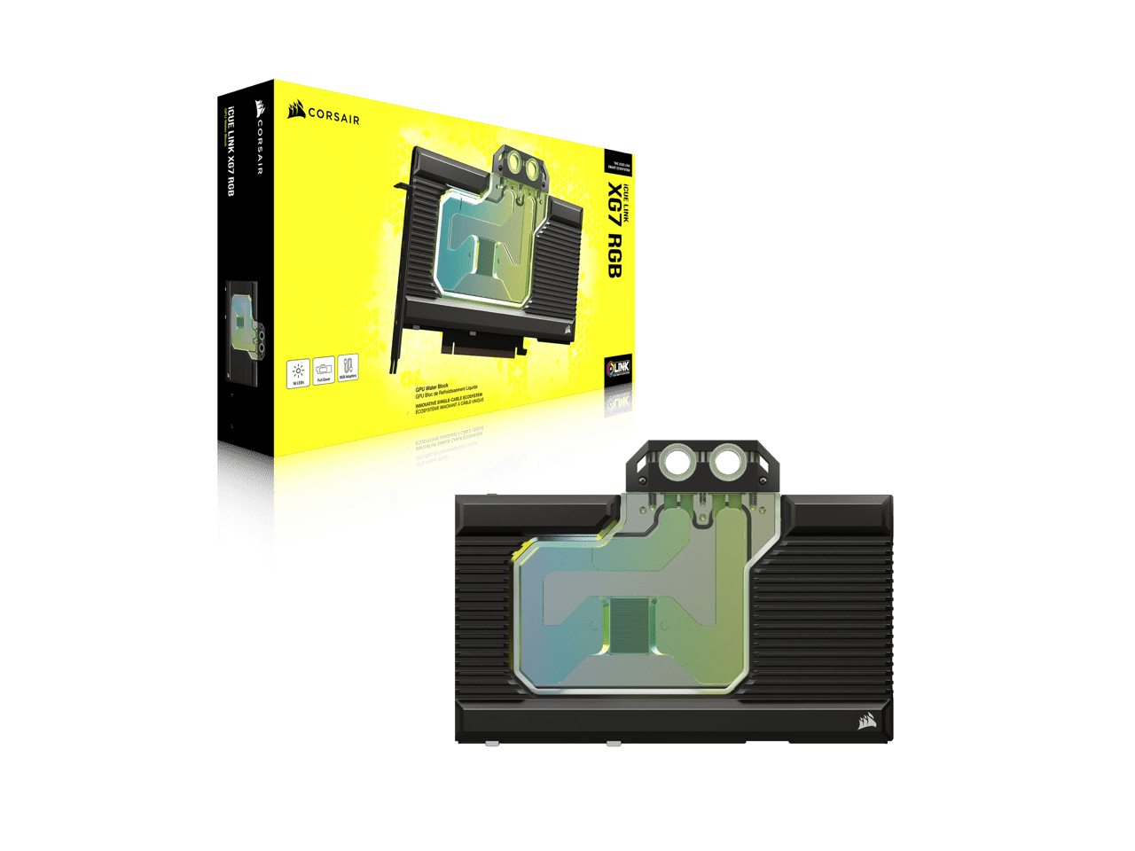 CORSAIR Hydro X Series iCUE LINK XG7 RGB 4080 SUPRIM/GAMING TRIO GPU ...