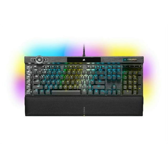 CORSAIR K100 RGB Mechanical Gaming PC Keyboard, CHERRY MX SPEED, PBT