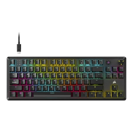 CORSAIR K70 CORE TKL TENKEYLESS MECHANICAL GAMING KEYBOARD, BACKLIT RGB LED, COR
