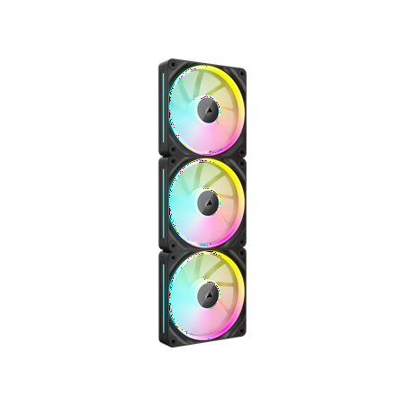 CORSAIR - CUE LINK LX120 RGB 120mm PWM Fans Starter Kit (3-pack) - Black