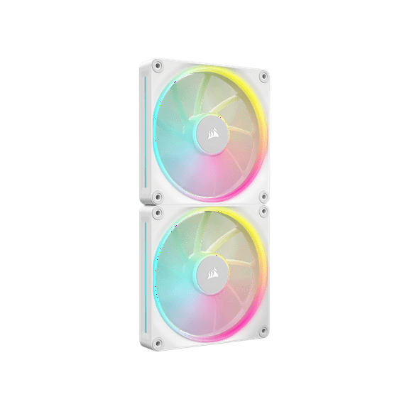 CORSAIR LX RGB Series, iCUE LINK LX140 RGB White, 140mm Fan, Dual Pack
