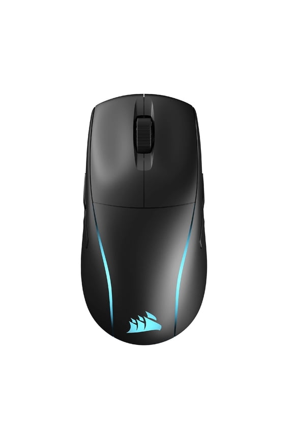 M75 Wireless RGB Lightweight FPS Gaming Mouse with 26,000 DPI, Swappable Side Buttons and Compatible with iCUE PC (Black)
