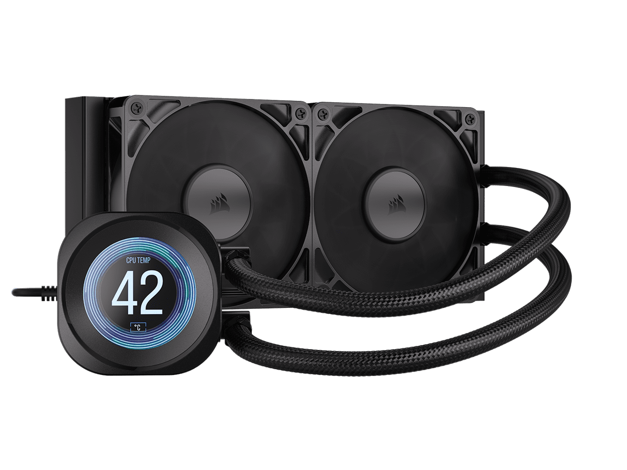 CORSAIR NAUTILUS 240 RS LCD Liquid CPU Cooler – 2.1