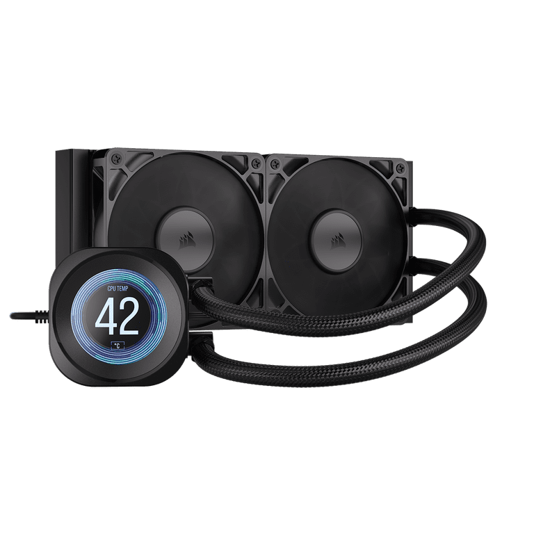 CORSAIR NAUTILUS 240 RS LCD 本体 CORSAIR NAUTILUS 240 RS LCD Liquid CPU Cooler – 2.1