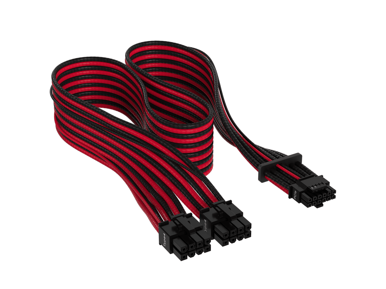 CORSAIR Premium 600W PCIe 5.0 / Gen 5 12VHPWR PSU Cable - Black/Red ...