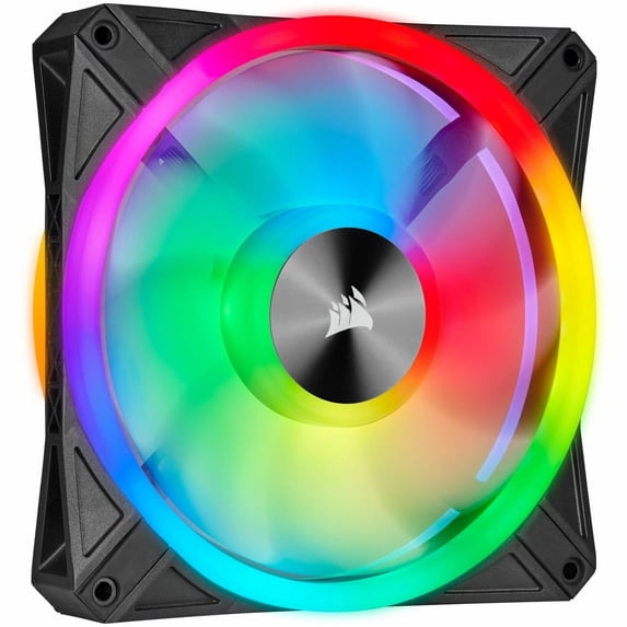 Corsair iCUE QL140 RGB 140mm PWM Single Fan, 1 Pack