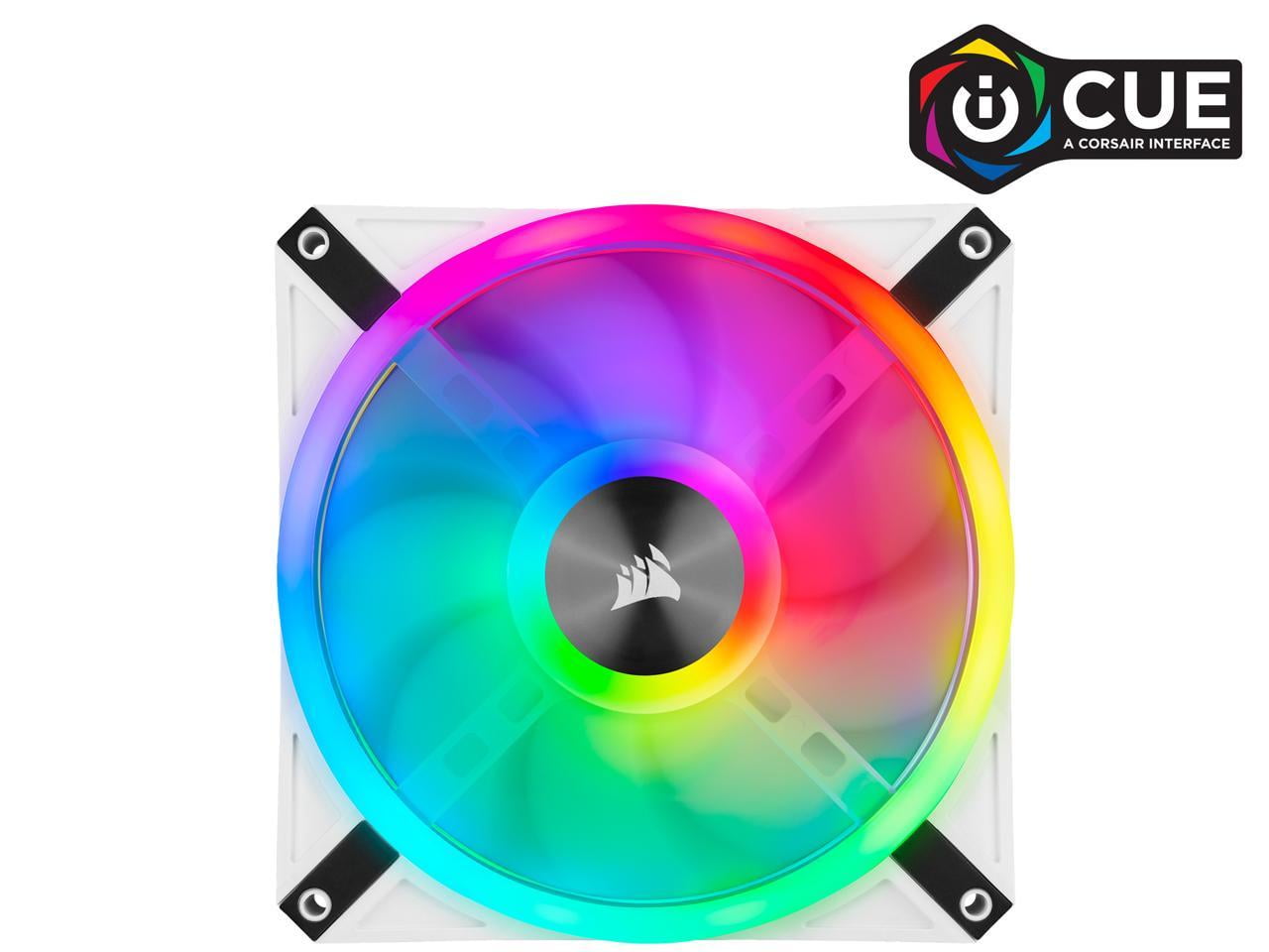 CORSAIR QL Series, iCUE QL140 RGB, 140mm RGB LED PWM White CORSAIR QL Series, iCUE QL140 RGB, 140mm RGB LED PWM White
