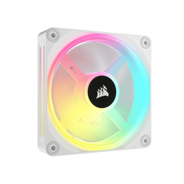 CORSAIR QX RGB Series, iCUE LINK QX120 RGB WHITE, 120mm Dome RGB Fan, Expansion Kit