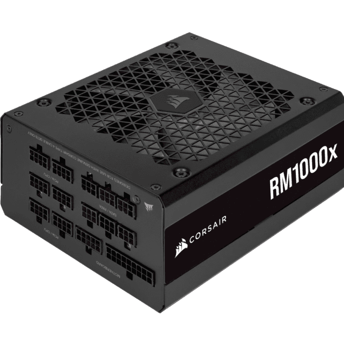 Pre-Owned CORSAIR RMx Series (2021) RM1000x CP-9020201-NA 1000 W ATX12V / EPS12V SLI Ready CrossFire Ready 80 PLUS GOLD Certified Full Modular Active PFC Power Supply