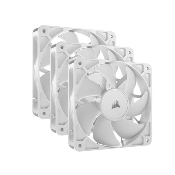 Corsair RS120 120mm PWM Fans, Triple Pack, White