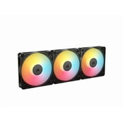 مراوح عكسية CORSAIR RS120-R ARGB مقاس 120 مم PWM عبوة ثلاثية شفرة مروحة عكسية ثمانية مصابيح LED RGB نابضة بالحياة تحمل قبة مغناطيسية سلسلة ديزي 4 سنون PWM و+5 فولت ARGB