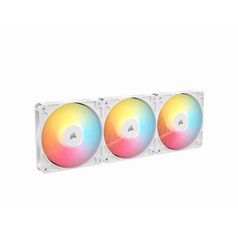 CORSAIR RS120-R ARGB 120mm PWM Reverse Fans Triple Pack – White