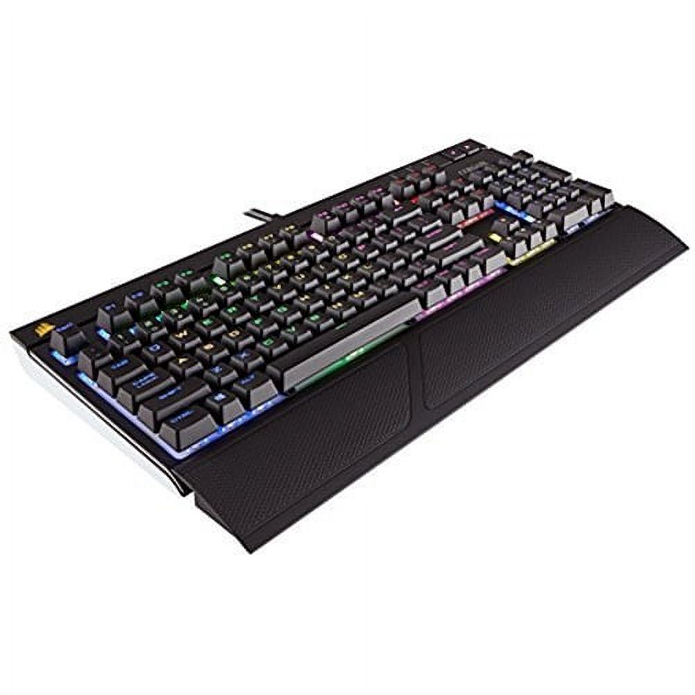 CORSAIR STRAFE RGB Mechanical Gaming Keyboard - USB Passthrough - Linear and Quiet - RGB LED Backlit - image 1 of 5