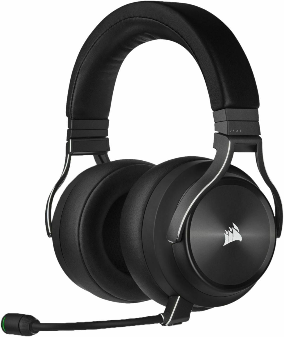 Pre-Owned CORSAIR HS65 SURROUND Wired 7.1 Surround Gaming Headset Black  With Cleaning Kit Bolt Axtion Bundle (Refurbished: Like New) 