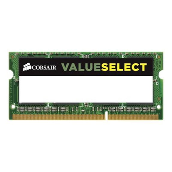 CORSAIR Value Select - DDR3 - module - 8 GB - SO-DIMM 204-pin - 1600 MHz / PC3-12800 - CL11 - 1.5 V - unbuffered - non-ECC