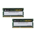 thumbnail image 1 of CORSAIR ValueSelect 16GB (2 x 8GB) 204-Pin DDR3 SO-DIMM DDR3 1333 (PC3 10600) Laptop Memory Model CMSO16GX3M2A1333C9, 1 of 3