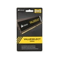 thumbnail image 1 of CORSAIR ValueSelect 4GB 288-Pin PC RAM DDR4 2400 (PC4 19200) Desktop Memory - Intel 7th Gen and AMD Ryzen Model CMV4GX4M1A2400C16, 1 of 2