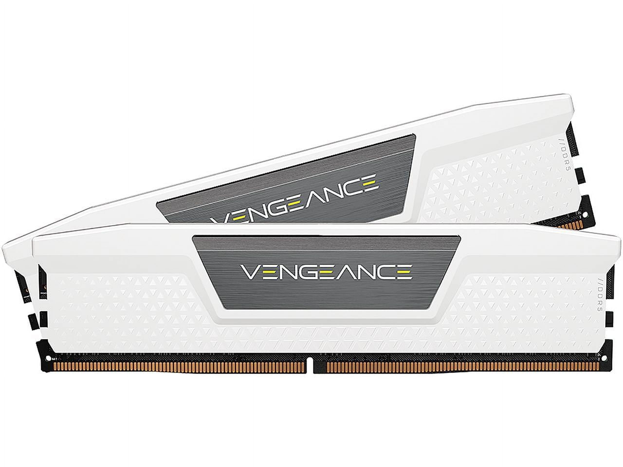 CORSAIR Vengeance 64GB (2 x 32GB) 288-Pin PC RAM DDR5 5200 (PC5 41600) Desktop Memory Model CMK64GX5M2B5200C40W