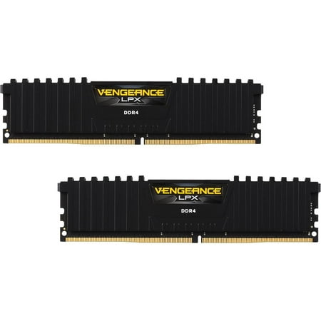 Corsair Vengeance LPX 32GB (2x16GB) DDR4 DRAM 2666MHz (PC4-21300) C16 Memory Kit - Black