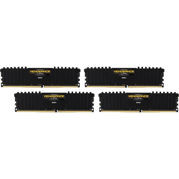 Corsair 64GB Vengeance LPX DDR4 SDRAM Memory Module - 64 GB (4 x 16 GB) - DDR4-2400/PC4-19200 DDR4 SDRAM - CL14 - 1.20 V - 288-pin - DIMM