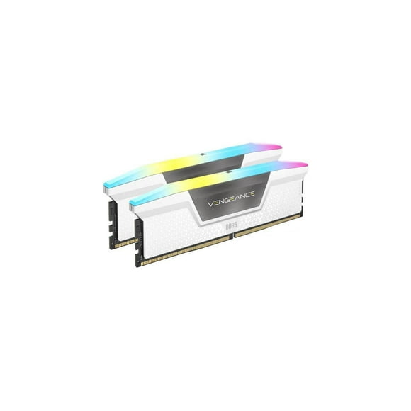 CORSAIR Vengeance RGB 32GB (2 x 16GB) 288-Pin PC RAM DDR5 6000 (PC5 48000) Desktop Memory Model CMH32GX5M2E6000C36W