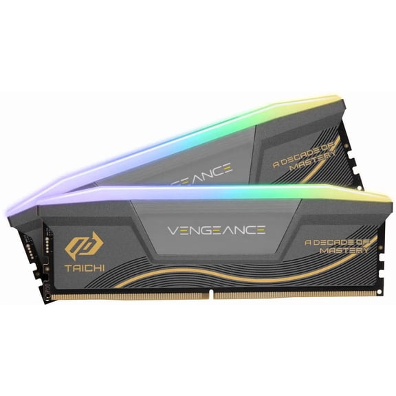CORSAIR Vengeance RGB 32GB (2 x 16GB) 288-Pin PC RAM DDR5 6000 (PC5 48000) Desktop Memory Model CMH32GX5M2E6000Z36-ASR (ASRock TaiChi Exclusive)