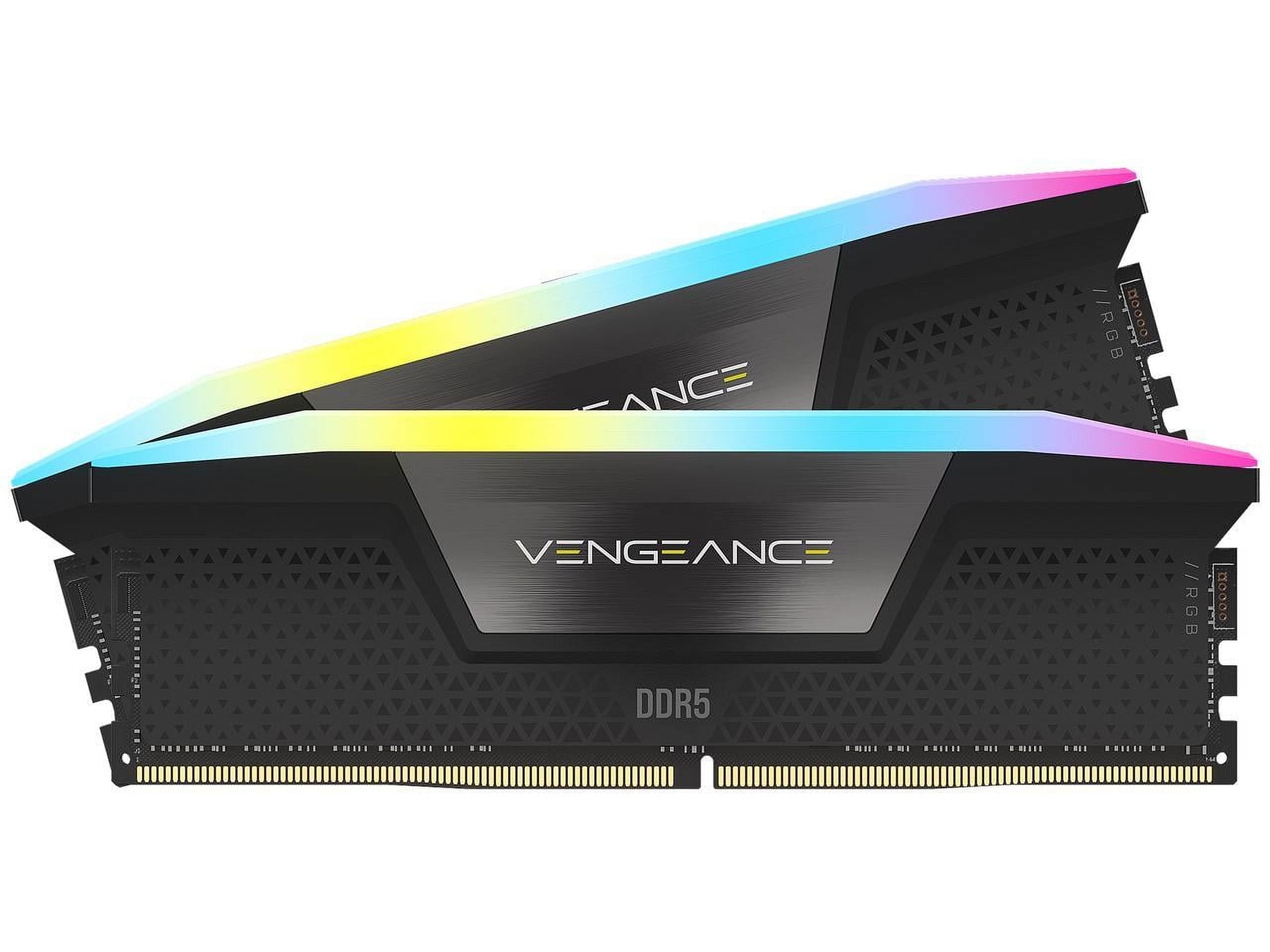 CORSAIR Vengeance RGB 32GB (2 x 16GB) 288-Pin PC RAM DDR5 6200