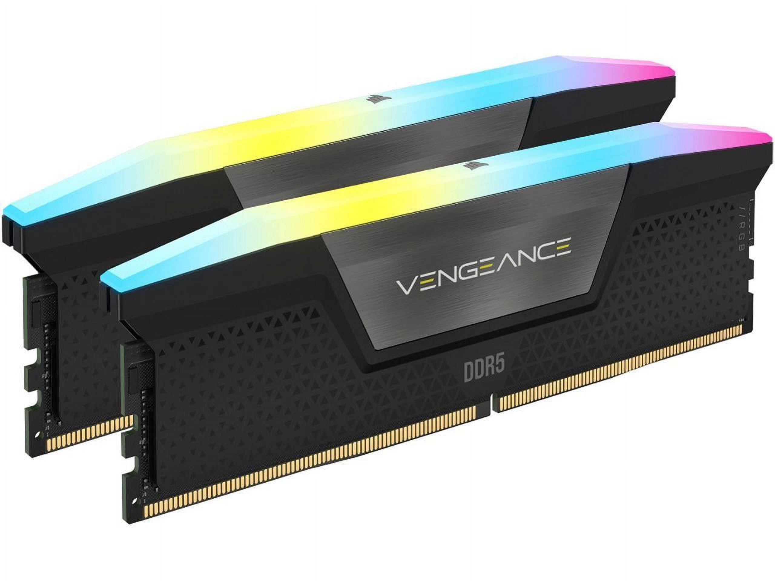 Vengeance RGB Black DDR5 32GB Memory Kit with Heat Spreader