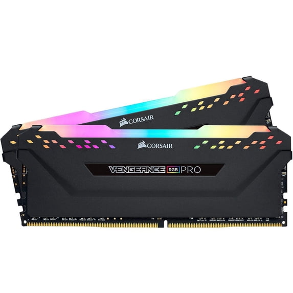 CORSAIR Vengeance RGB Pro 16GB (2 x 8GB) 288-Pin DDR4 DRAM DDR4 2666 (PC4 21300) Desktop Memory Model CMW16GX4M2A2666C16