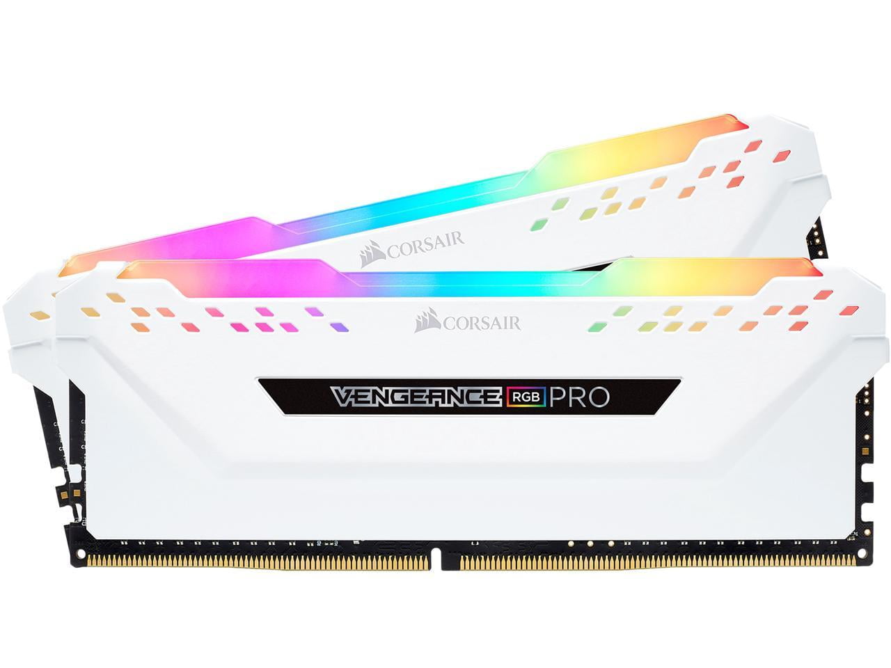 svejsning Halvtreds dialekt CORSAIR Vengeance RGB Pro 16GB (2 x 8GB) 288-Pin PC RAM DDR4 3200 (PC4  25600) Desktop Memory Model CMW16GX4M2C3200C16W - Walmart.com