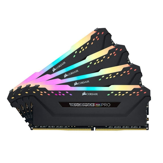 Corsair Vengeance RGB Pro 32GB DDR4 SDRAM Memory Module - For Desktop PC - 32 GB (4 x 8 GB) - DDR4-3600/PC4-28800 DDR4 SDRAM - CL18 - 1.35 V - Non-ECC - Unbuffered - 288-pin - DIMM