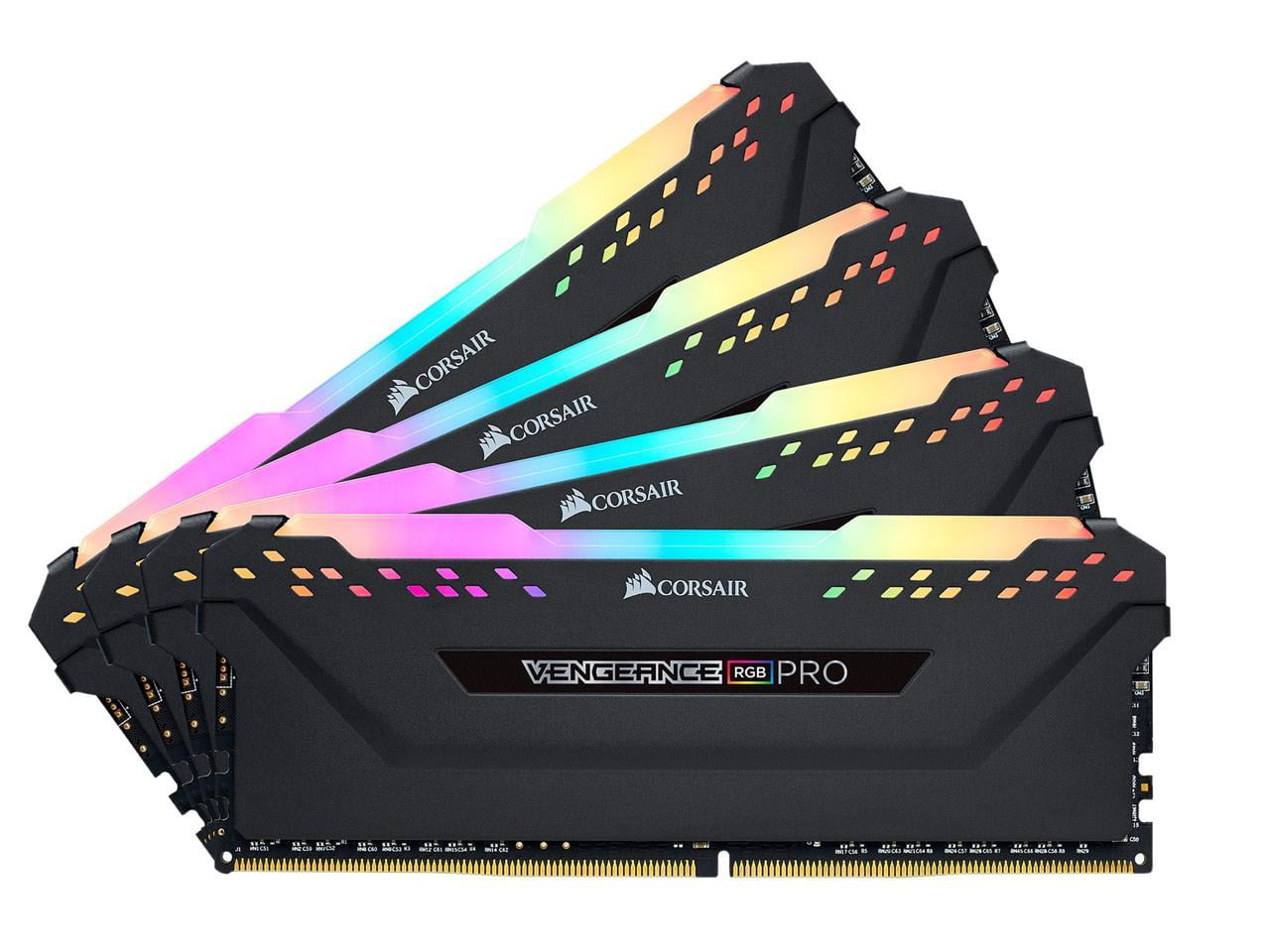 CORSAIR-Mémoire de bureau Vengeance RGB PRO DDR4, RAM 8 Go, 16 Go