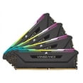 thumbnail image 1 of Corsair Vengeance RGB Pro SL 32GB (4x8GB) DDR4 DRAM 3200MHz C16 Memory Kit, Black, 1 of 4