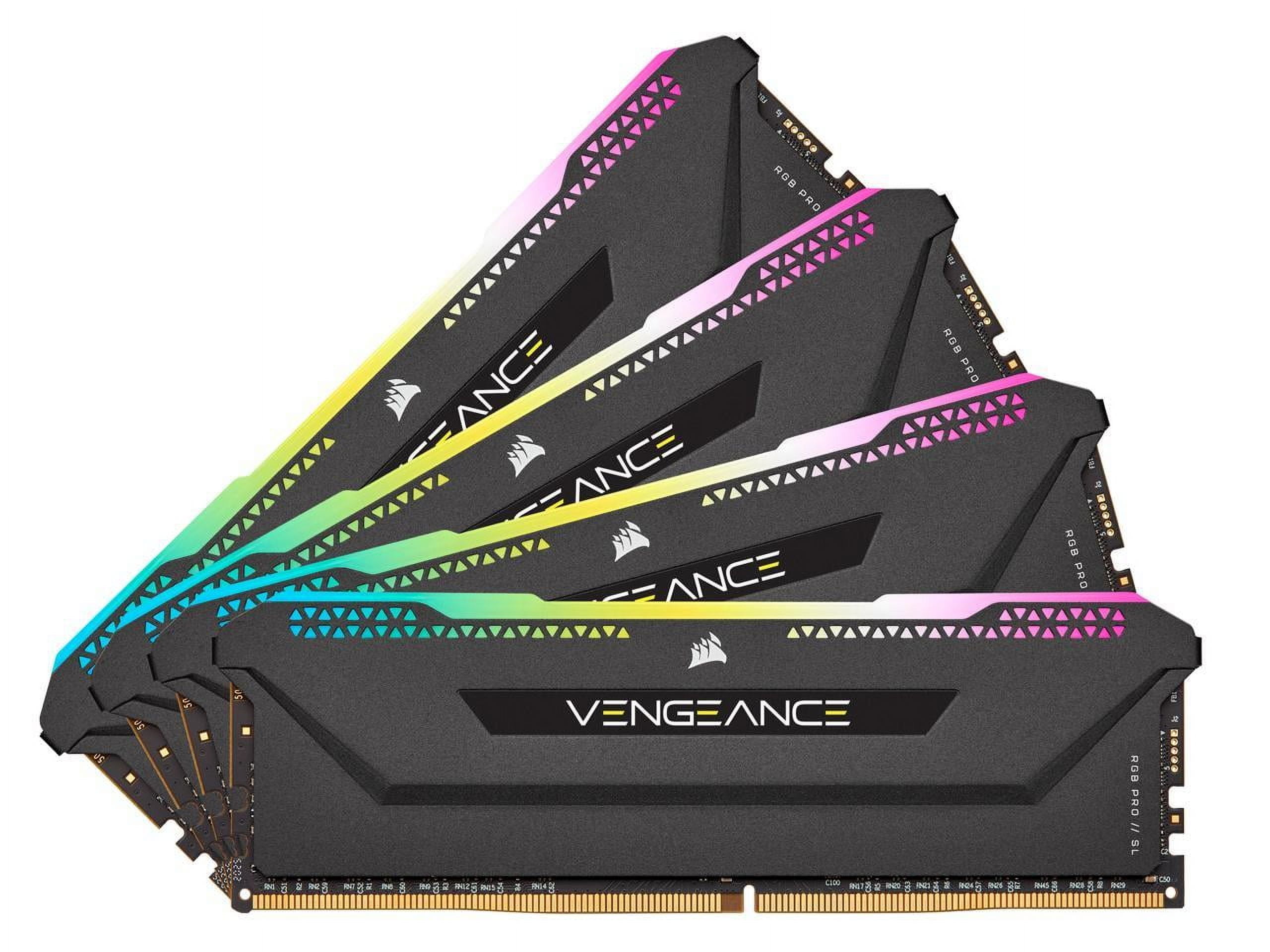 CORSAIR Vengeance RGB Pro SL 64GB (4 x 16GB) 288-Pin PC RAM DDR4