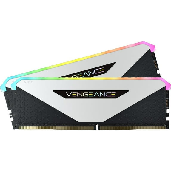 Corsair Vengeance RGB RT 32GB (2 x 16GB) DDR4 DRAM 3600MHz C18 Memory Kit, White