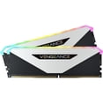 thumbnail image 1 of Corsair Vengeance RGB RT 64GB (2 x 32GB) DDR4 DRAM 3200MHz C16 Memory Kit, White, 1 of 2