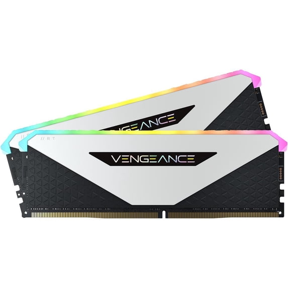 Corsair Vengeance RGB RT 64GB (2 x 32GB) DDR4 DRAM 3200MHz C16 Memory Kit, White