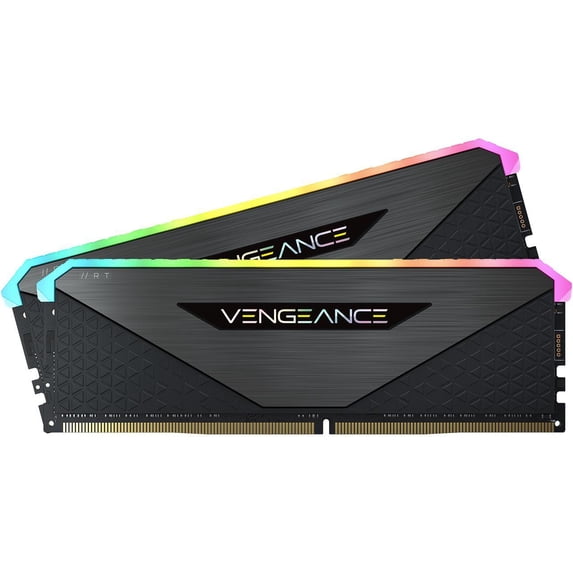 CORSAIR Vengeance RGB RT 64GB (2 x 32GB) 288-Pin DDR4 SDRAM DDR4 3200 (PC4 25600) AMD Optimized Desktop Memory Model CMN64GX4M2Z3200C16