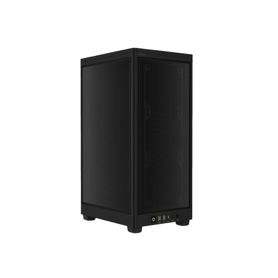 CORSAIR iCUE 2000D RGB AIRFLOW Mini-ITX PC Case - Black - Mini-ITX Form-Factor - Steel Mesh Panels iCUE Lighting Node CORE Controller