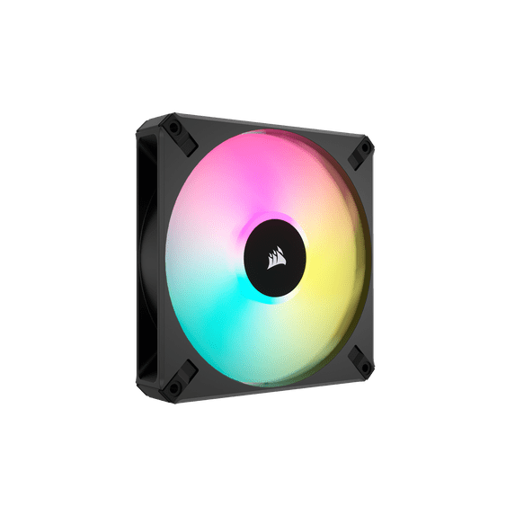 CORSAIR iCUE AF140 RGB ELITE 140mm PWM Fan - Eight RGB LEDs - AirGuide Technology - Fluid Dynamic Bearing - CORSAIR iCUE Software Compatible