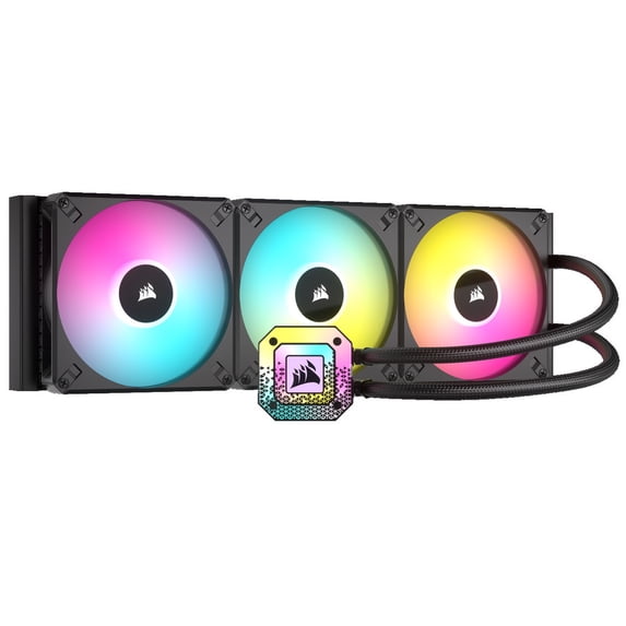 Corsair iCUE H170i ELITE CAPELLIX XT Liquid CPU Cooler - 5.51" Maximum Fan Diameter - 665.8 gal/min Maximum Airflow - 1700 rpm - Liquid Cooler Cooler - Compatible Intel Socket: LGA-1700, LGA-1200, ...