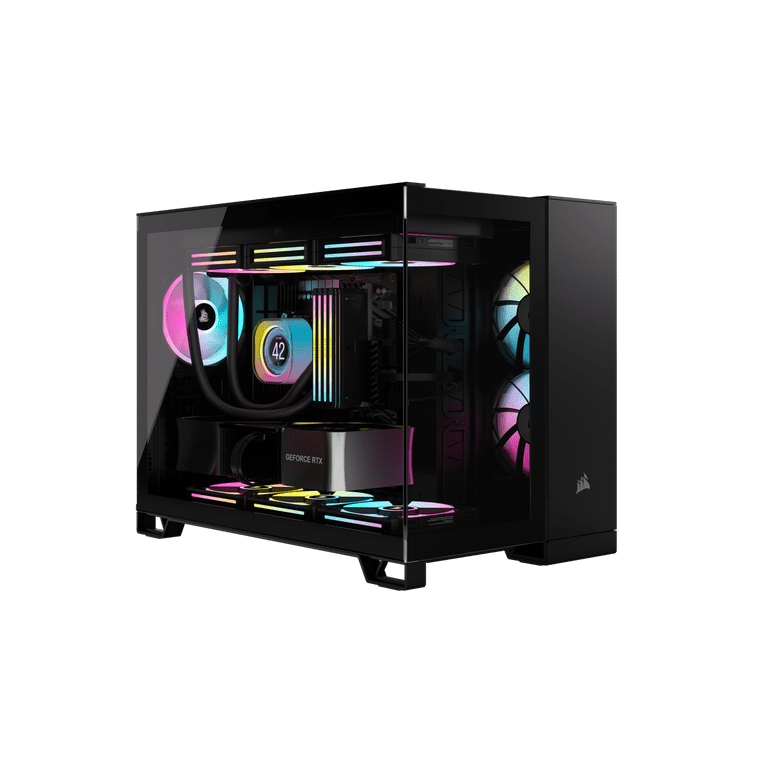 CORSAIR PCケース　2500X 2500X Mid-Tower Dual Chamber PC Case - Black