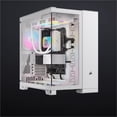 thumbnail image 1 of Corsair iCUE LINK 6500X RGB Mid-Tower ATX Dual Chamber PC Case White CC9011270WW, 1 of 12