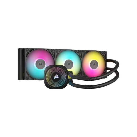 CORSAIR iCUE LINK TITAN 360 RX RGB Liquid CPU Cooler - RX120 RGB Fans - Fits Intel LGA 1851/1700, AMD AM5/AM4 - iCUE LINK System Hub Included