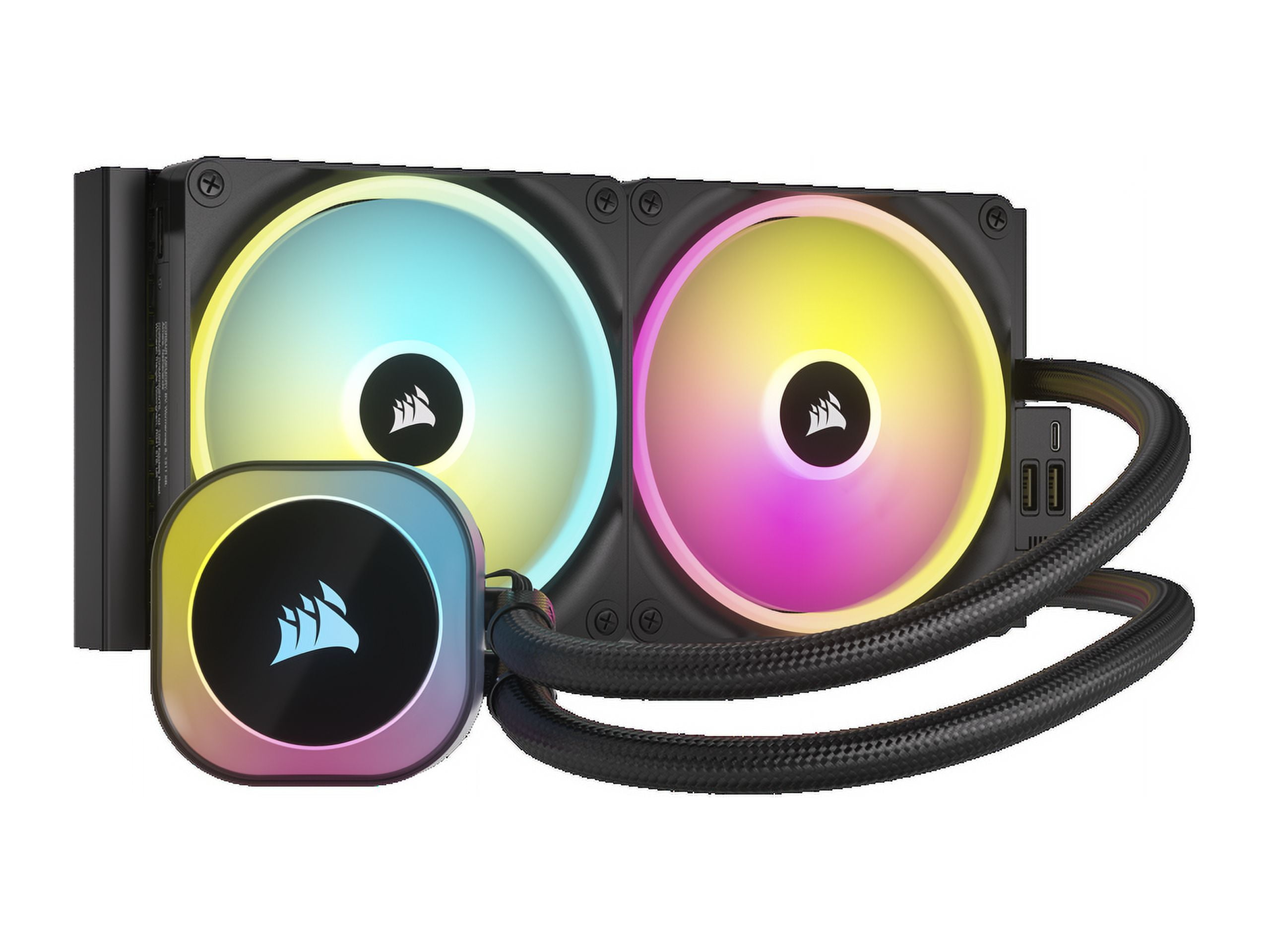 ネジ欠品あり　CORSAIR iCUE LINK H115i RGB 280mm CORSAIR iCUE Link H115i RGB Liquid CPU Cooler - 280mm AIO - QX140