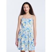 Women's Cotton Corset Mini Dress, Sizes XS-XXL